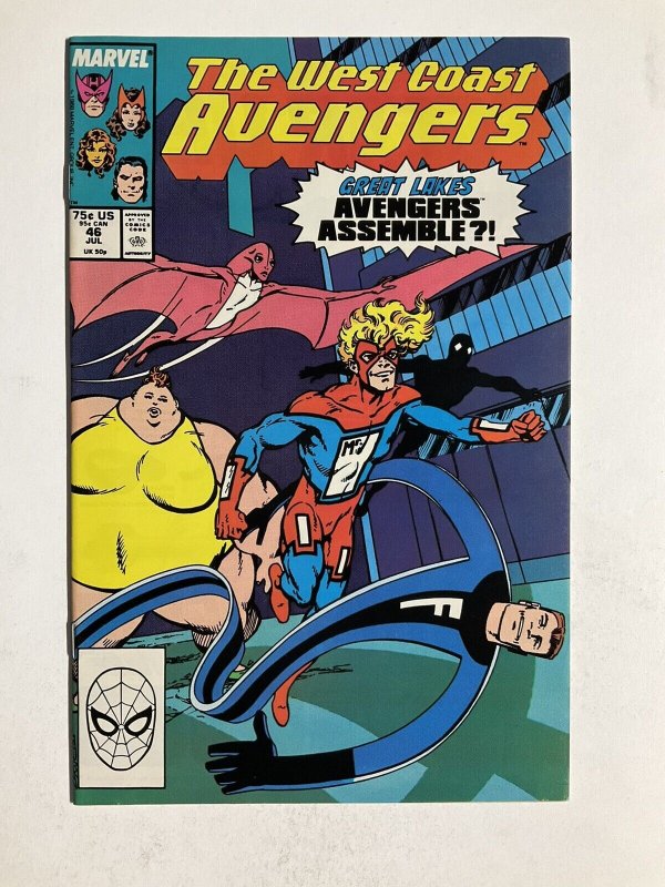 WEST COAST AVENGERS 46 NM NEAR MINT 1ST GREAT LAKES AVENGERS MARVEL