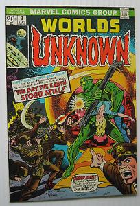 Worlds Unknown #3 (MCG 7/73) VF++ 'Day the Earth Stood St...