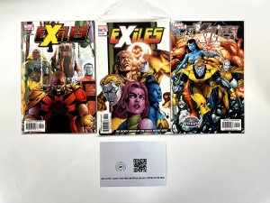 3 Exiles Marvel Comic Books # 61 62 63 Avengers Defenders Spiderman Thor 51 JS15
