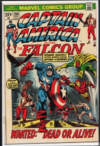Captain America #154 (1972) Captain America and the Falcon [Key Issue]