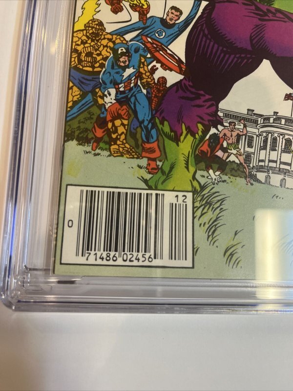 Incredible Hulk (1982) # 278 (CGC 9.8) Signed Sketch (Hulk)  Al  Milgrom | CPV