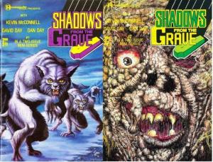 SHADOWS FROM THE GRAVE (1987 RE) 1-2  horror anthology