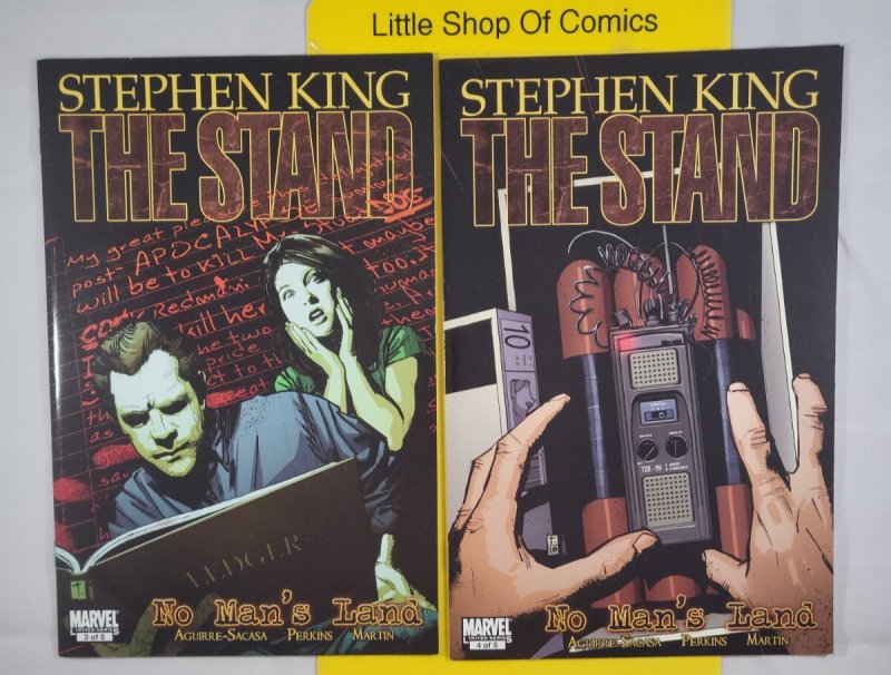 Stephen King The Stand No Man's Land #1 2 3 4 5 Set 1-5 Photos/Notes Marvel