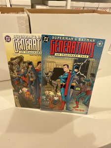 Superman/Batman: Generations Complete Set #1-4 1999 John Byrne! Prestige Format!