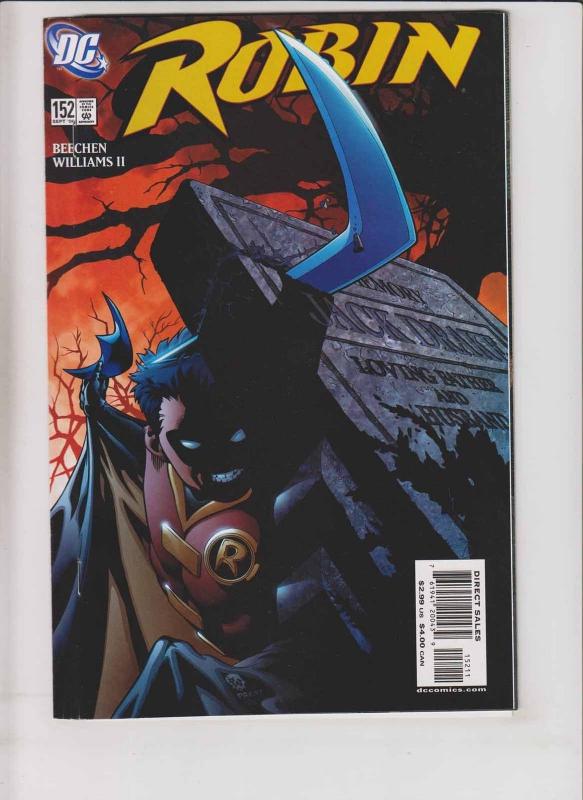 Robin #152 error/misprint - staples are put in the wrong place - dc comics 2006