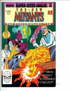 NEW MUTANTS #4 Annual, VF, Evolutionary War, Marvel 1988, more in store