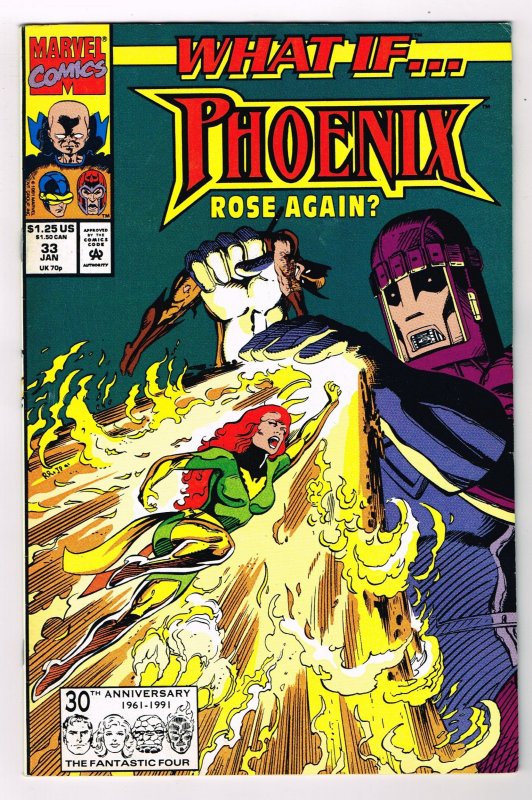 Phoenix  #33 What If ... Rose Again ? (1992) FIRST CAMEO APPEARANCE OF OMEGA RED