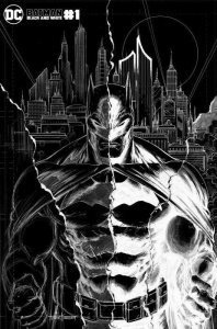 BATMAN BLACK AND WHITE #1 TRADE/MINIMAL & KYLE HOTZ MINIMAL SET NM