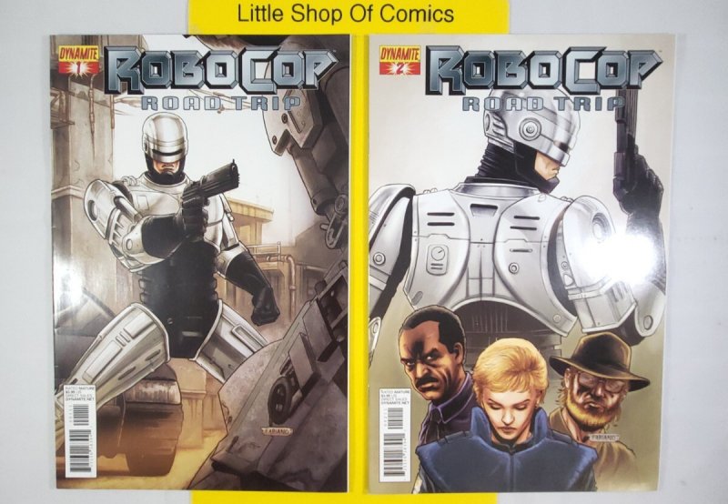 Robocop Road Trip #1 2 3 4 Set 2012 Dynamite Entertainment 1-4