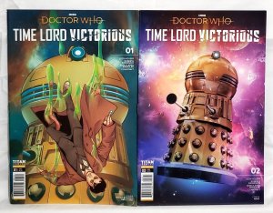 DOCTOR WHO Time Lord Victorious #1 - 2 Variant Cover B Titan Comics Dr Who