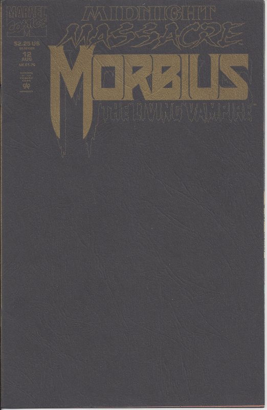 Morbius: The Living Vampire #12 (Aug 1993)