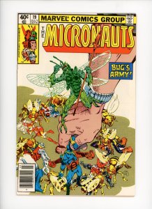 Micronauts #19  VF  1980  Michael Golden Cover!