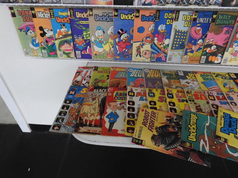 Huge lot 160+ Comics W/ EC Reprints, Uncle Scrooge,  Daredevil, +More Avg VG/FN