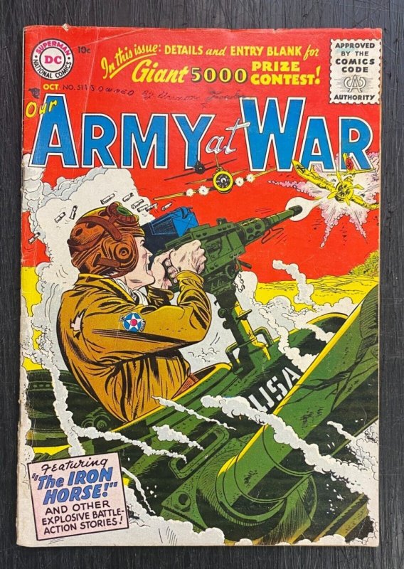 Our Army at War (1952) #51 GD/VG (3.0) Jerry Grandenetti Joe Kubert Art