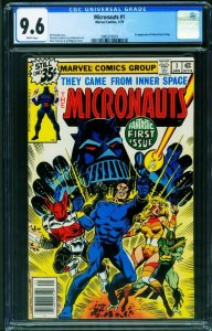 Micronauts-#1 CGC 9.6 COMIC BOOK First Issue marvel -  1978 2085316019