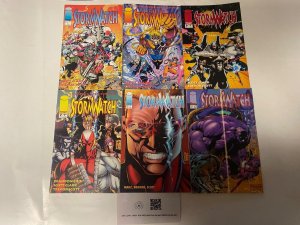 6 StormWatch IMAGE comic books #1 2 6 7 15 16 37 KM28