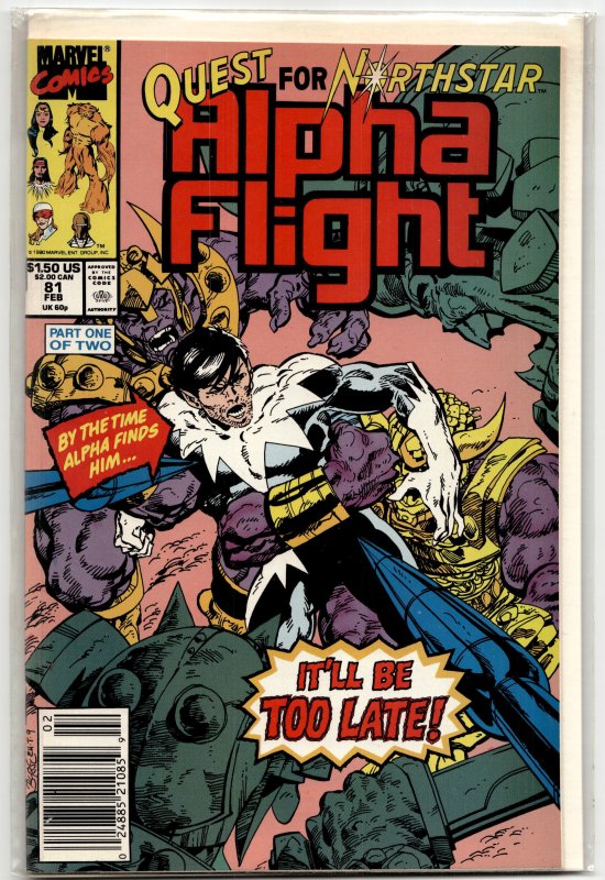 Alpha Flight #81 (1990) Alpha Flight