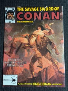 1993 SAVAGE SWORD OF CONAN Magazine #205 FN+ 6.5 John Buscema