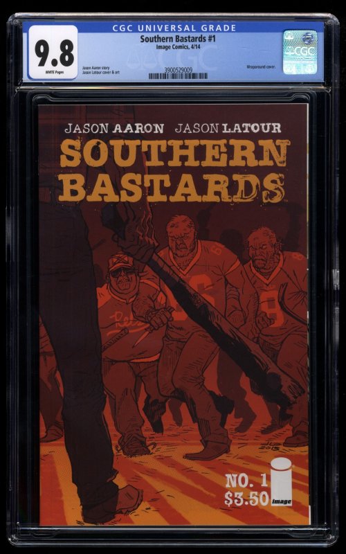 Southern Bastards #1 CGC NM/M 9.8 White Pages Wraparound Cover!