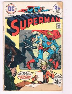 Superman #275 GD DC The Line Of DC Superstars Comic Book DE5