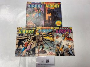 5 Airboy ECLIPSE comic books #18 19 20 21 22 24 KM41