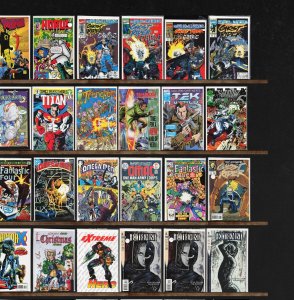 Huge Lot 150+ Comics with Fantastic Four, The Phantom, The Omega Men & More!