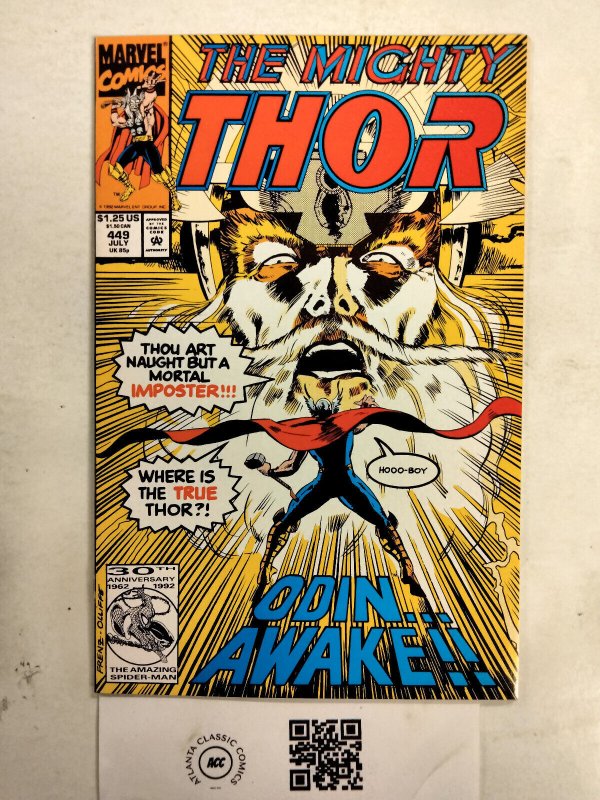 The Mighty Thor #449 NM Marvel Comic Books Ulik Asgard Loki Odin  23 HH33