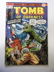 Tomb of Darkness #10 (1974) FN- Condition stain bc