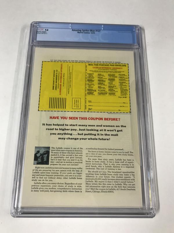 Amazing Spider-Man #127 CGC 9.8