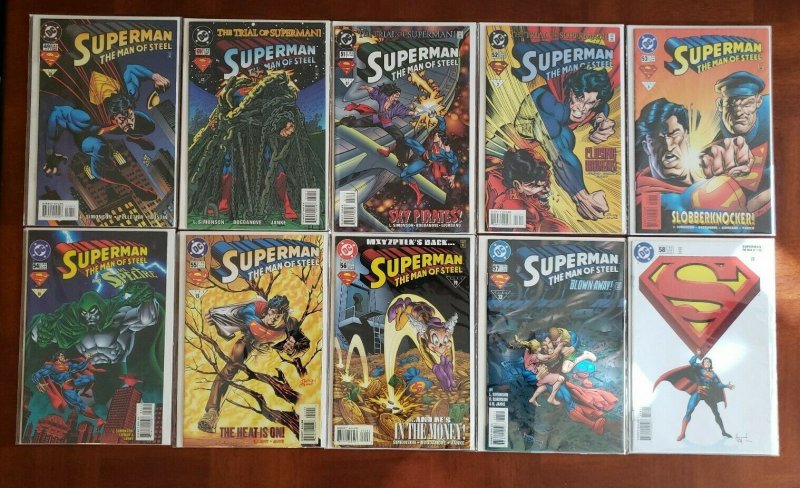 SUPERMAN THE MAN OF STEEL 1 - 83 + 6 ANNUALS - 90s DC