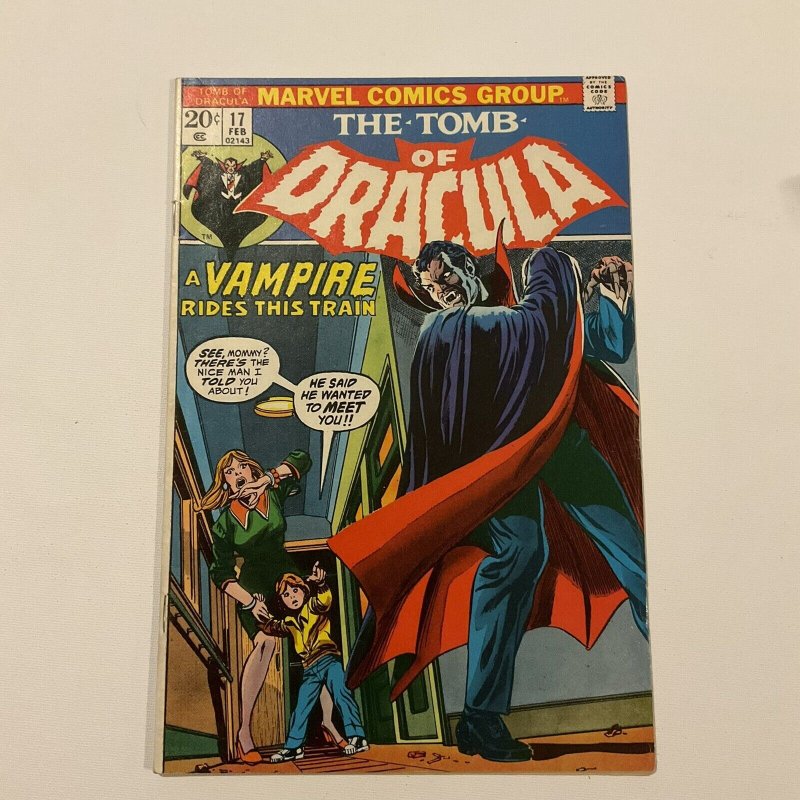 Tomb Of Dracula 17 Very Fine+ Vf+ 8.5 Marvel 1973