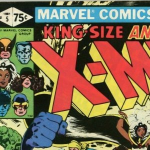 X-MEN Annual #5 Marvel Comics 1981 Chris Claremont 