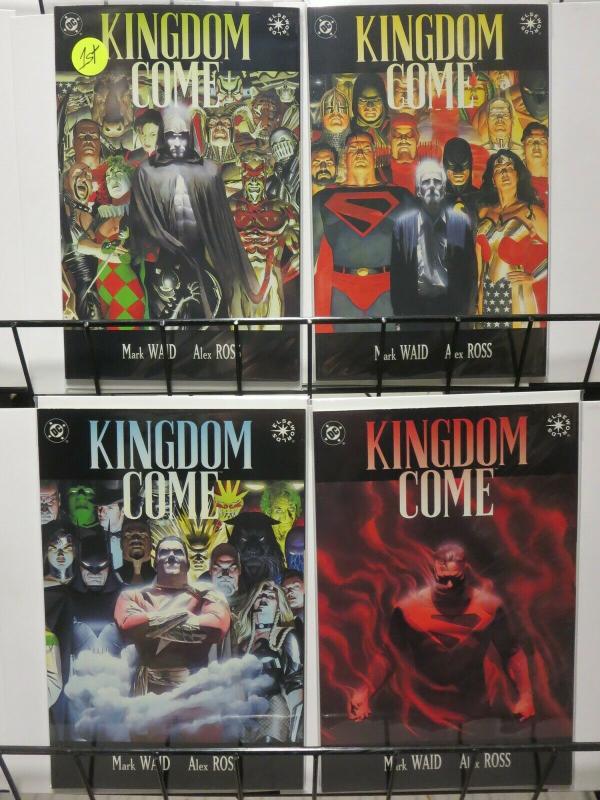 KINGDOM COME (1996) 1(1ST PRINT),2-4 ALEX ROSS COMPLETE