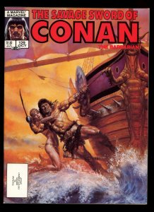 The Savage Sword of Conan #129 Direct Edition (1986) - 9.0 - 10-106354