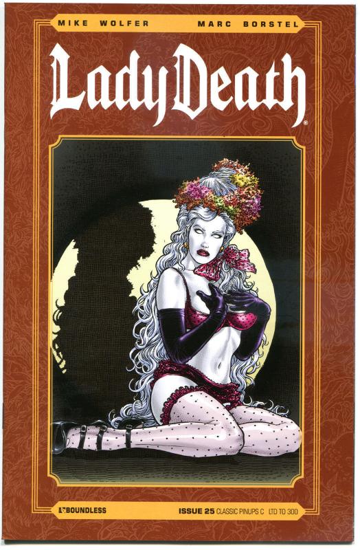 LADY DEATH Boundless #25 C, VF+, Juan Ryp, Pin-up cvr, Femme Fatale, 2012