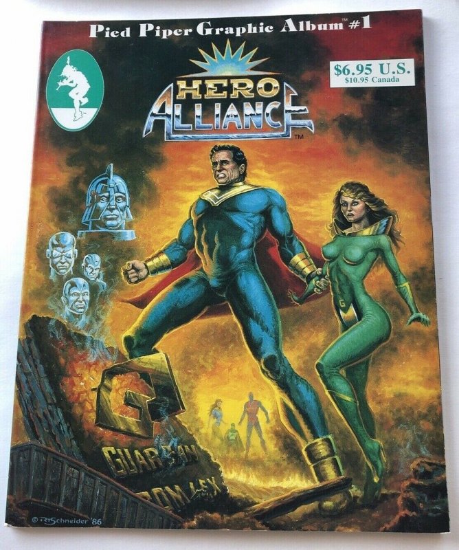 PIED PIPER GRAPHIC ALBUM #1 ~HERO ALLIANCE~  End of the Golden Age 1986