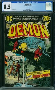 Demon #2 (1972) CGC 8.5 VF+
