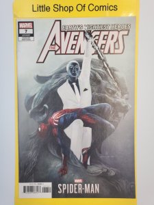 Avengers #7 Spider-Man Eve Ventrue 1:10 Variant 2018 Marvel Comics