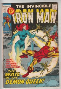 Iron Man #42 (Oct-70) FN Mid-Grade Iron Man