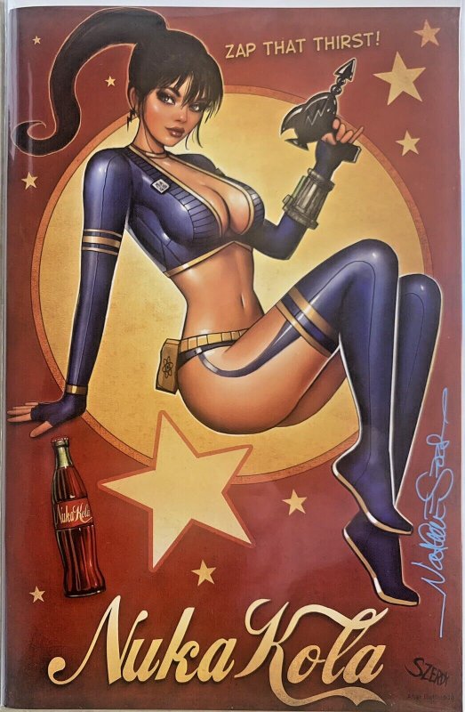 Zirty Girlz 4 - Nuka Cola Vault Dweller | FALLOUT GIRL | Signed by Nathan Szerdy