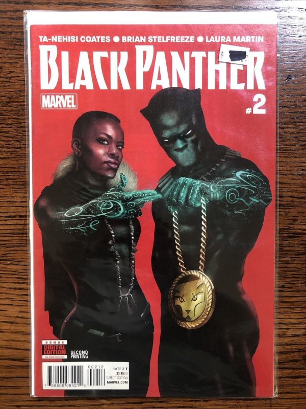 Black Panther #2 PRIMO!! 2nd Printing 2016 Marvel Rahzzah Run the Jewels Variant