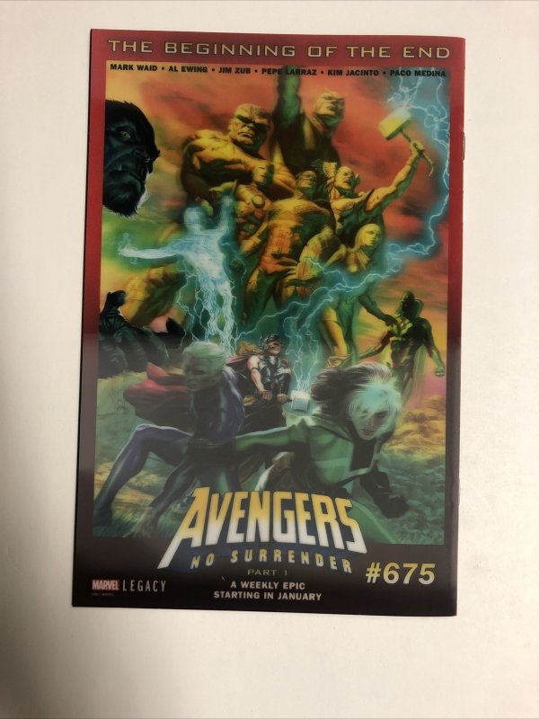 Thanos (2017) # 13 (NM) Lenticular Cover |  1st App of Cosmic Ghost Rider
