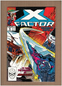 X-Factor #51 Marvel Comics 1990 ARCHANGEL vs. SABRETOOTH VF/NM 9.0