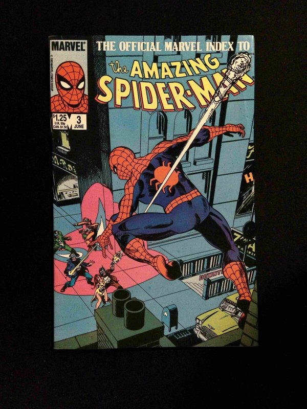 Official Marvel Index To Amazing Spider-Man #3  MARVEL Comics 1985 VF+