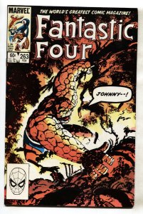 Fantastic Four #257--comic book--THING--Marvel--1983