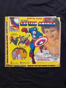 Marvel Super Heroes Color Vue Pencil Paint By Numbers 1974