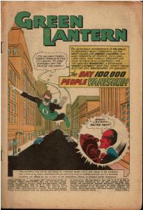 Green Lantern #7, 1st Sinestro (Coverless)