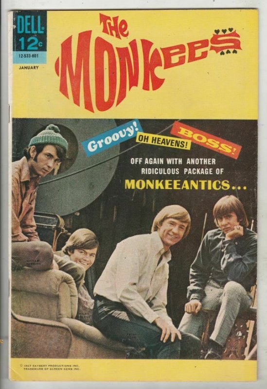 Monkees, The #8 (Jan-68) VF/NM High-Grade The Monkees (Peter Tork, David Jone...