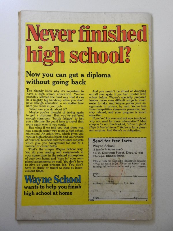 The Defenders #22 (1975) VG- Condition moisture stain