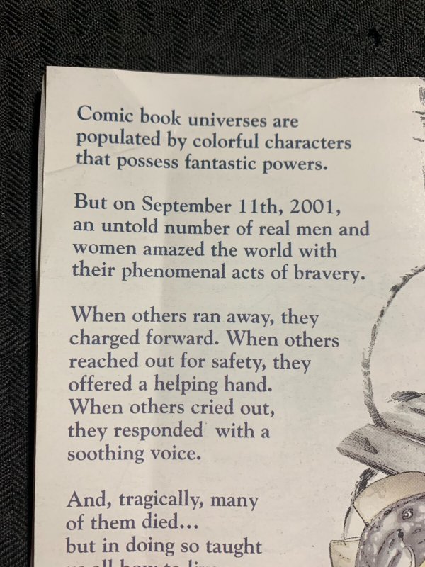 2001 HEROES Magazine #1 VG 4.0 Alex Ross Cover / 1st Marvel Comics